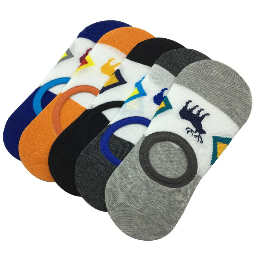 10 Pairs/Lot Summer Short Socks Men Brand Design Cotton Casual Ankle Healthy Socks Male 3 Styles enlarge