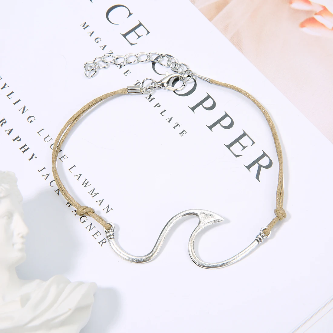 Louleur 2019 Summer Bohemian Charm Wave Shell Anklets for Women Beach Barefoot Sandals Rope Ankle Bracelet Boho Indian Jewelry | Украшения