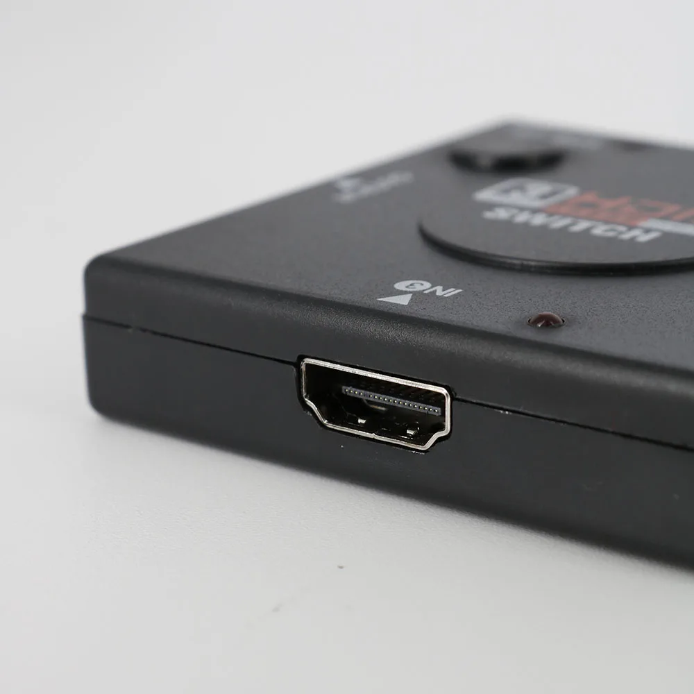 Мини-Коммутатор HDMI с 3 портами 1 шт. сплиттер для HDTV 1080P Vedio оптовая продажа |