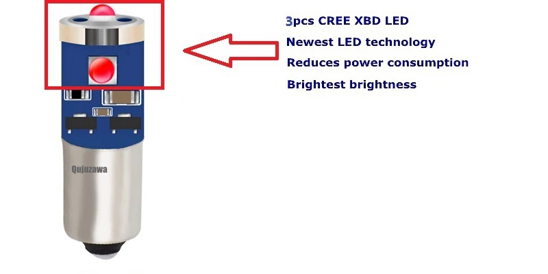 1 шт. высокое качество T4W BA9S 363 1895 233 Cree чип светодиодный светильник для парковки Canbus Авто интерьерные лампы для чтения