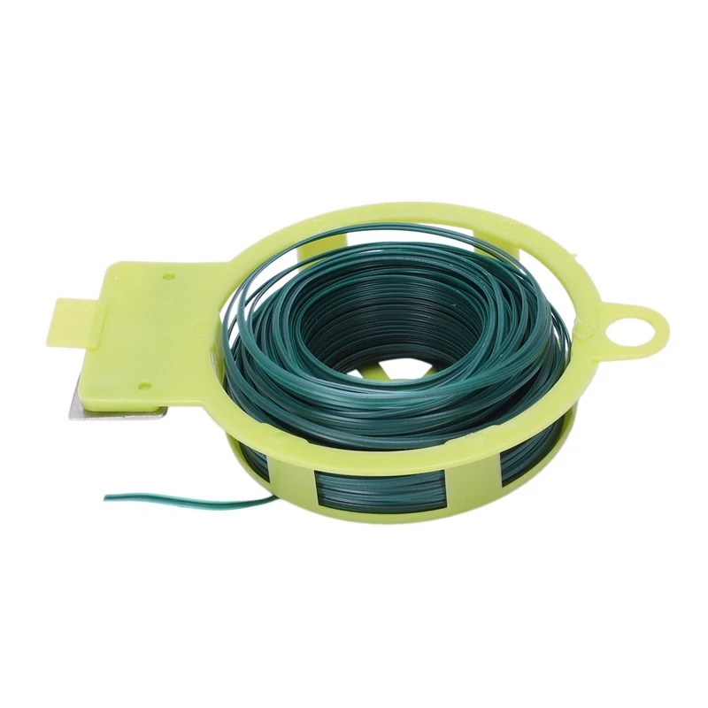 Гибкий 30 м садовый рулон твист провод W/Диспенсер и резак Поддержка