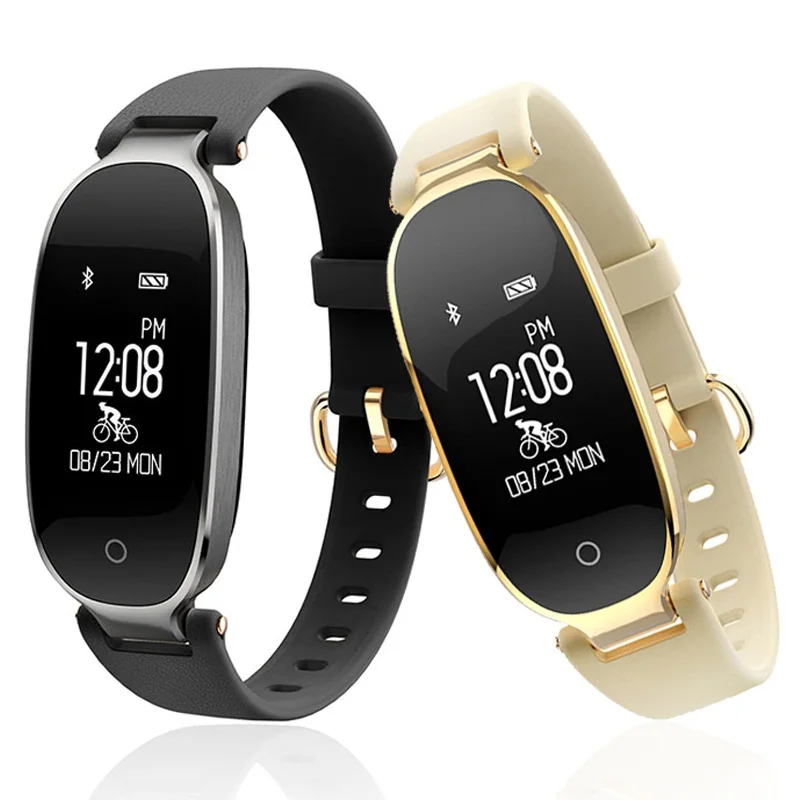 E7win женский S3 Мода Smart Браслет Девушка Для женщин сердечного ритма Мониторы