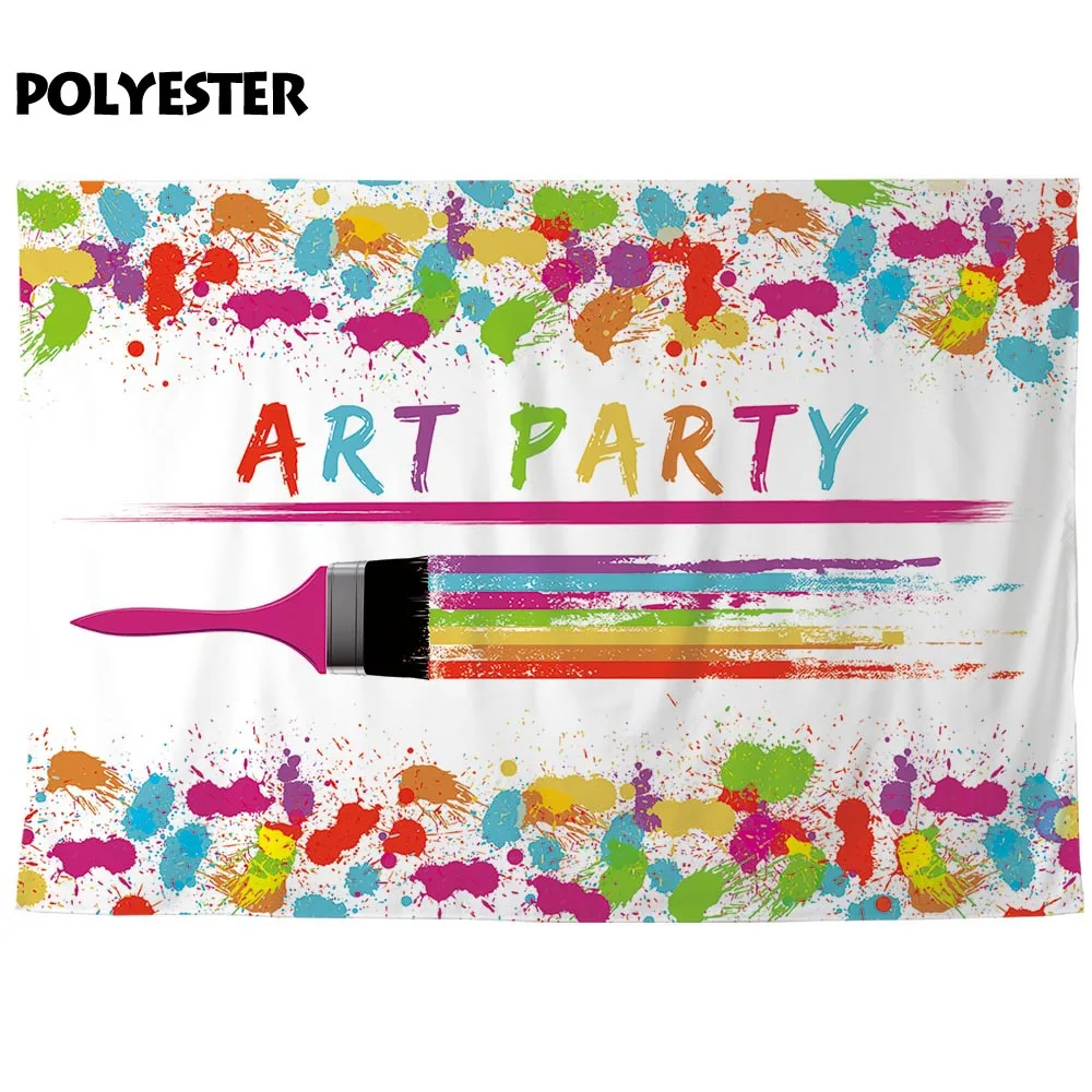 Фон для фотосъемки Allenjoy с красочными красками и брызгами | Электроника