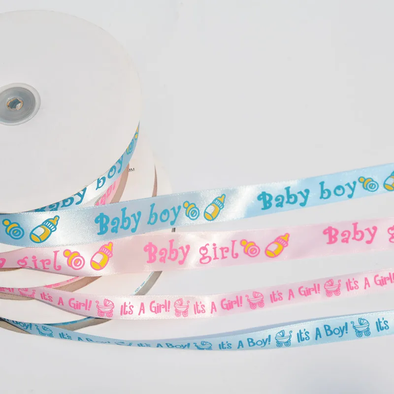 10Y это A Boy Girl печатная лента Детская фотография DIY ремесла | Дом и сад