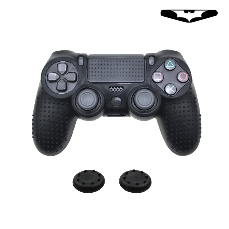 Для PS4 контроллер геймпад Камуфляжный Силиконовый Чехол резиновый чехол Защитный для Playstation 4 джойстик со светодиодным светильник