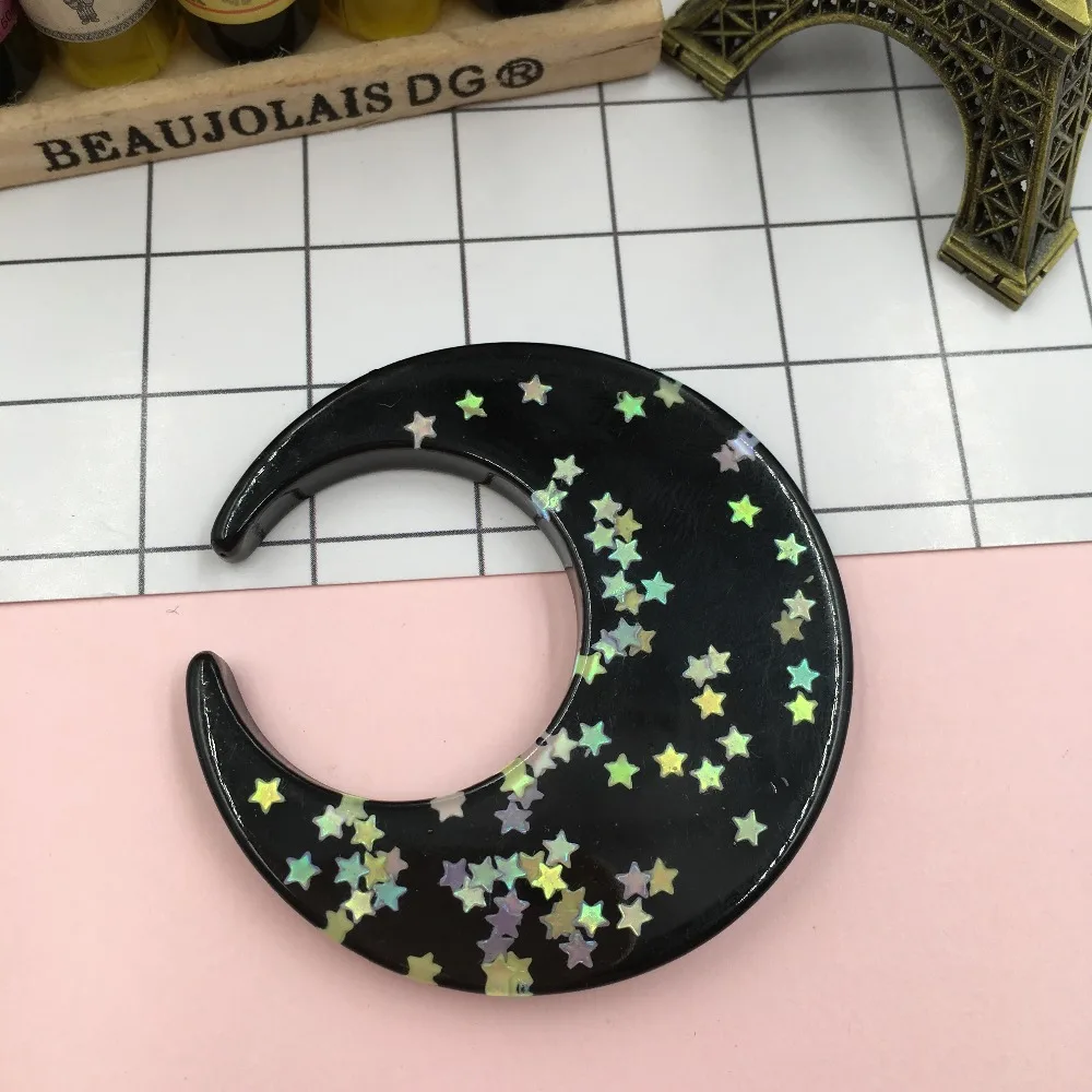 Очаровательные красочные кавайные Луны из смолы для рукоделия скрапбукинга