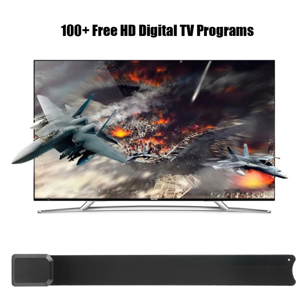 LAN-1053 четкая ТВ-антенна 480 p-1080 p HD цифровая ТВ-антенна 100+ Бесплатные ТВ-каналы