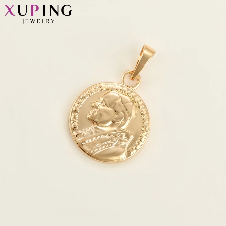 Темпераментная подвеска Xuping простое круглое ювелирное изделие для нейтральных