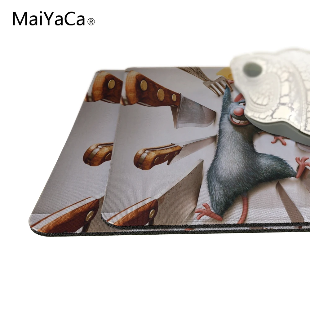 MaiYaCa Рататуй. Крыса Реми крутая игра Пользовательские Коврики для мыши резиновый коврик Скорость версия блокировки края коврик для мыши