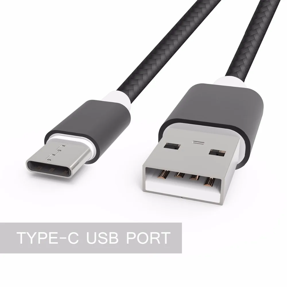 Кабель USB Type C для Samsung S9 A50 M30 Xiaomi Mi 8 9 A2 Lite Max 3 Mix 2 2s шнур быстрой зарядки и