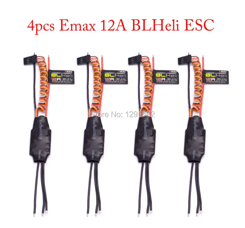 4 шт. Simonk / BLHeli 12A ESC & 2204 2300KV двигатель для 210 мм 220 250 Robocat 270 мультиквадрокоптер|esc motor