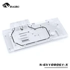 Водяной блок BYKSKI для GIGABYTE GTX10801070-G1-GAMING rev1.0GV-N1080WF2 1,0карта с полным покрытием, медный радиатор RGB