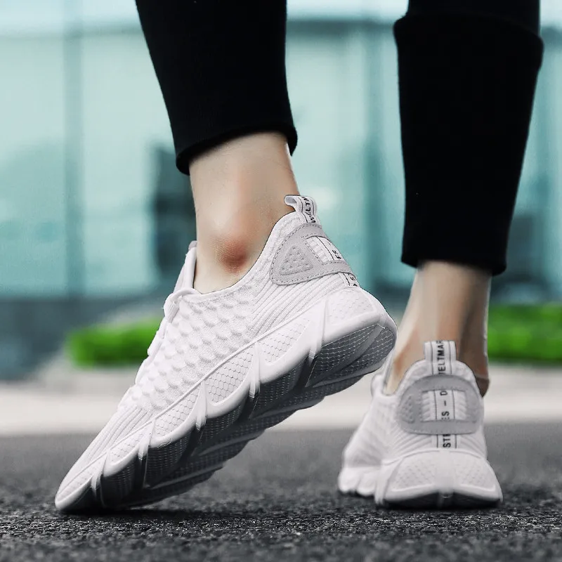 Для мужчин повседневная обувь для взрослых Мужские дышащие Tenis Masculino Lace-Up Mesh