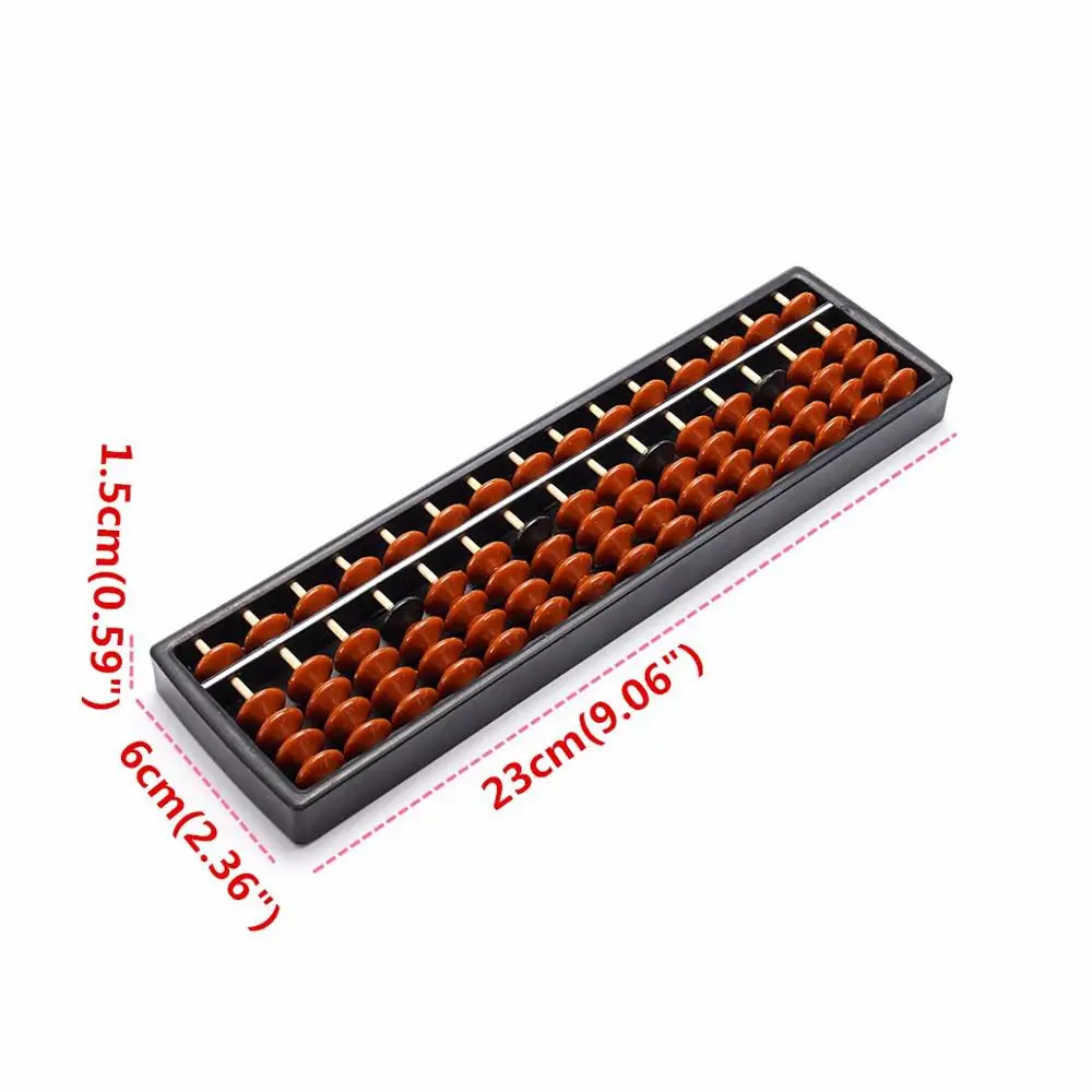 JIMITU 13/15 стержни Abacus бисер детский школьный обучающий инструмент Математика бизнес китайские Классические счеты Soroban Обучающие Математические Игрушки