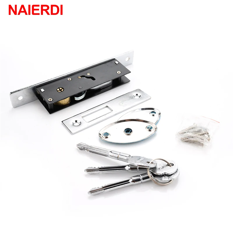 NAIERDI раздвижные двери из алюминиевого сплава замки для окон Противоугонная