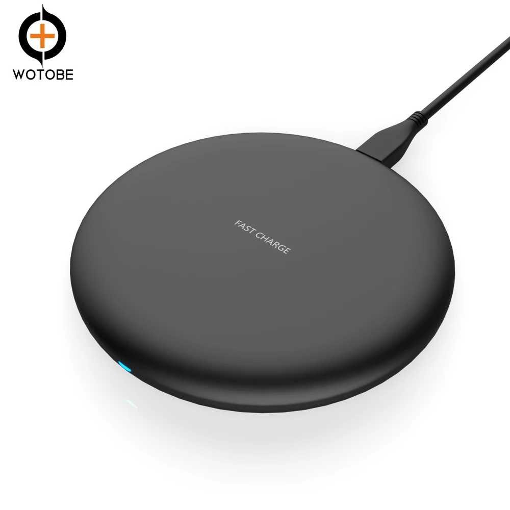 QC3.0 18 Вт адаптер питания для быстрой зарядки 10 Вт Qi Беспроводное зарядное устройство для iPhone Видимый для samsung Xiaomi huawei