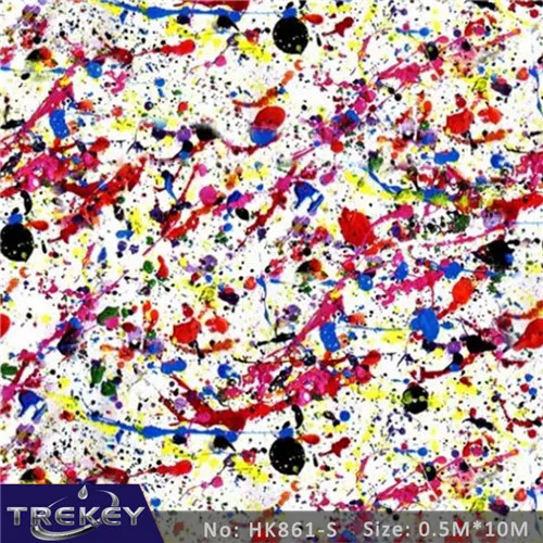 HK861S 0,5 м* 10 м абстрактная печатная пленка, гидрографическая пленка, ПВА Водорастворимая пленка, плесень-доказательство HK736-S - Цвет: HK861S