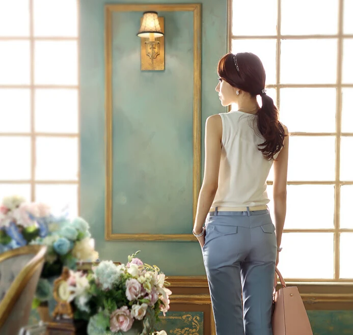 Camisas blusas feminina 2018 Новые летние топы жилетка без рукавов для девушек шифоновая
