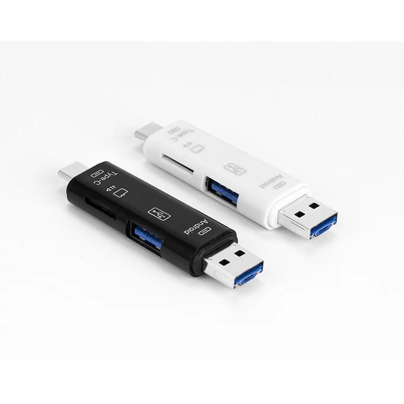 Кардридер Kuman 2 0 OTG USB TypeC интерфейс с Micro SD TF слот для карты памяти картридер