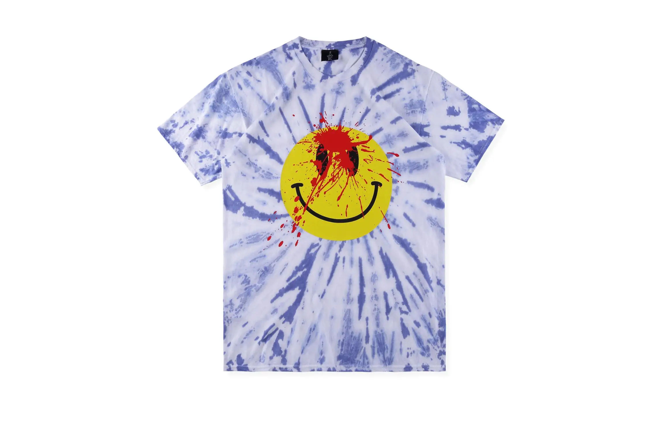 19SS Kanye ASTROWORLD Футболка граффити улыбающееся лицо CPFM. XYZ w. w. C. D футболки для мужчин и женщин с изображением Трэвиса Скотта Astroworld футболки - Цвет: 1B
