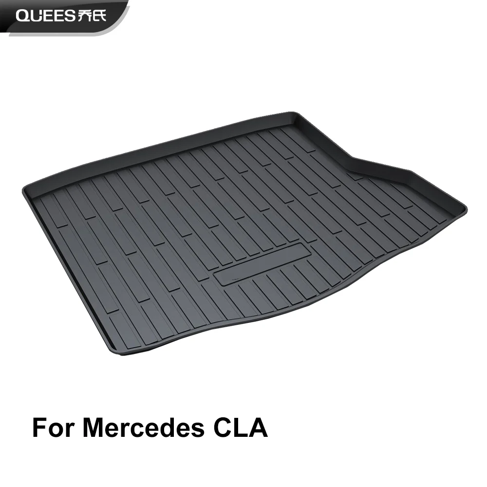 QUEES Custom Fit Cargo Liner Boot Tray Trunk напольный коврик для Mercedes Benz CLA Class 2013 2014 2015 2016 2017| |