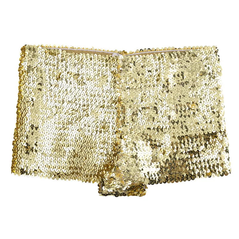 Женские Стрейчевые Мини шорты с блестками TiaoBug сексуальные для танцев на шесте