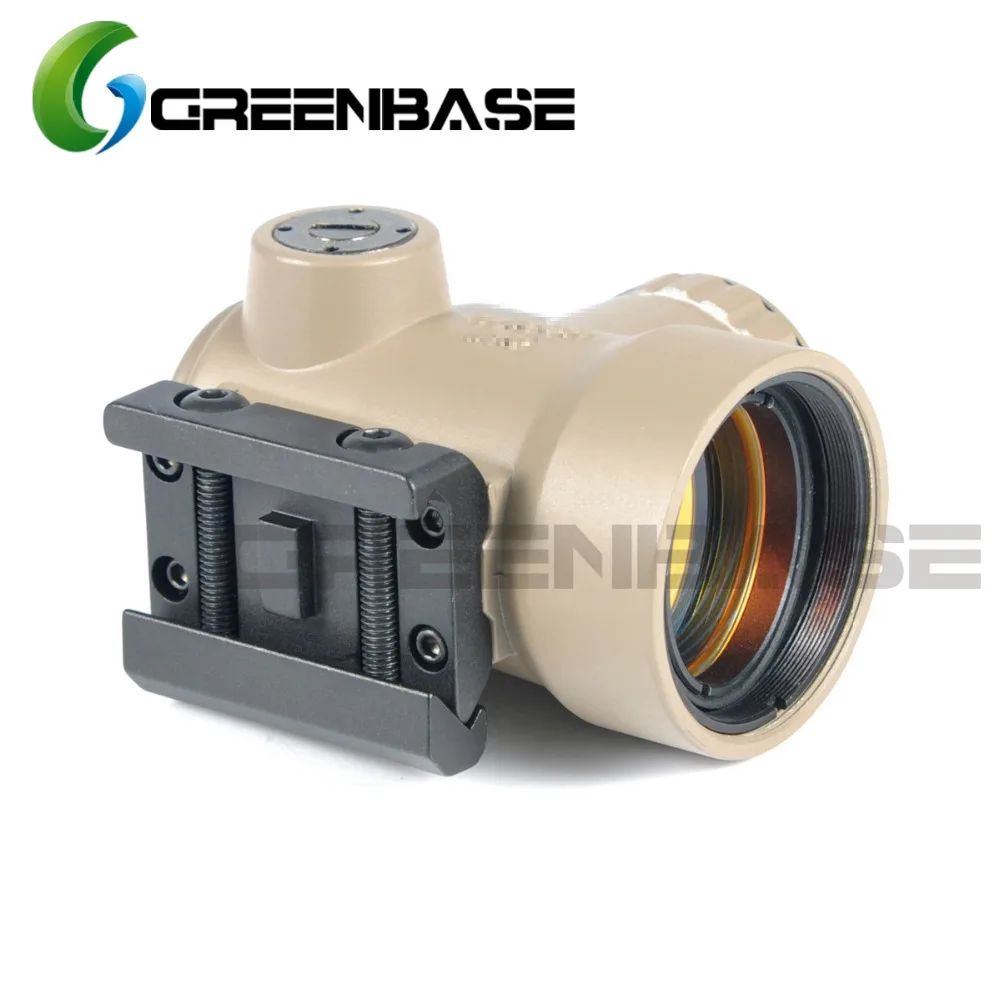 Зеленая база Triji MRO 1x Red Dot Sight 2 MOA Тактический Scope с низким/высоким креплением