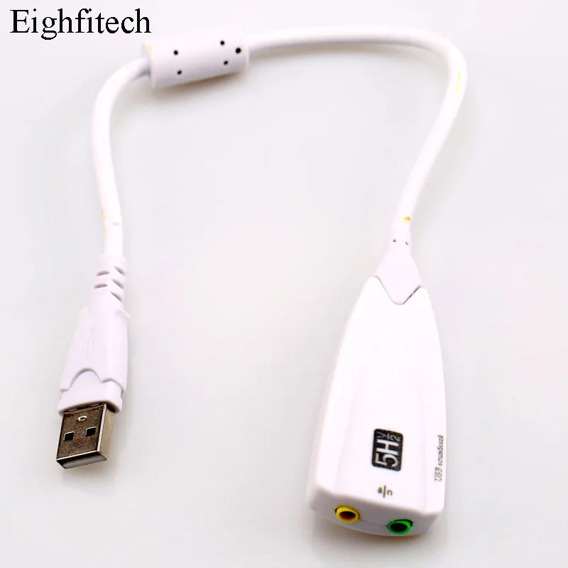 Аудиокабель Eighfitech Usb7.1 звуковая карта с K-song внешняя игра смешивание звука кабель