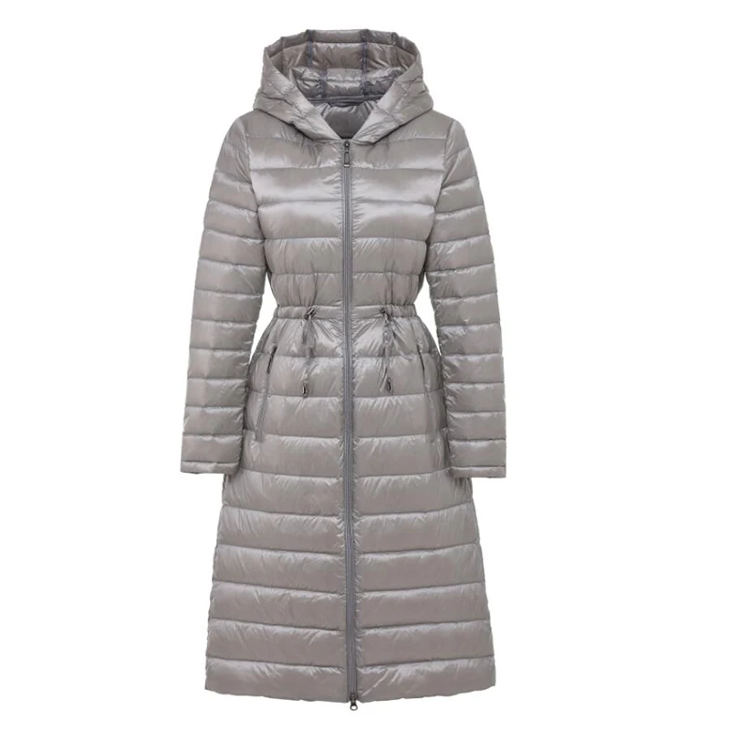 Новинка зимы 2018 женские пуховики теплые парки пальто в комплекте длинный