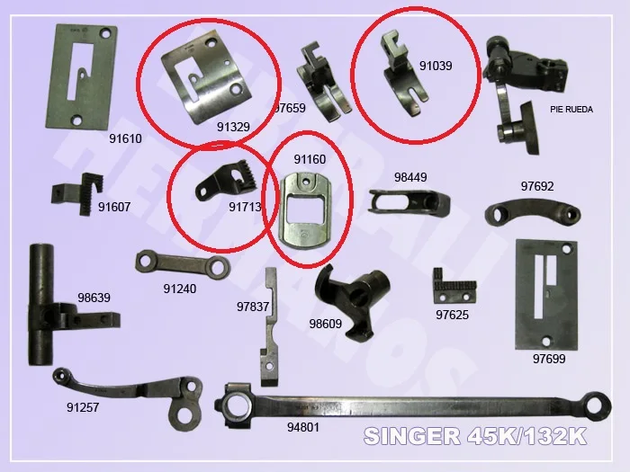 Для камеры SINGER 45k Frame 91160