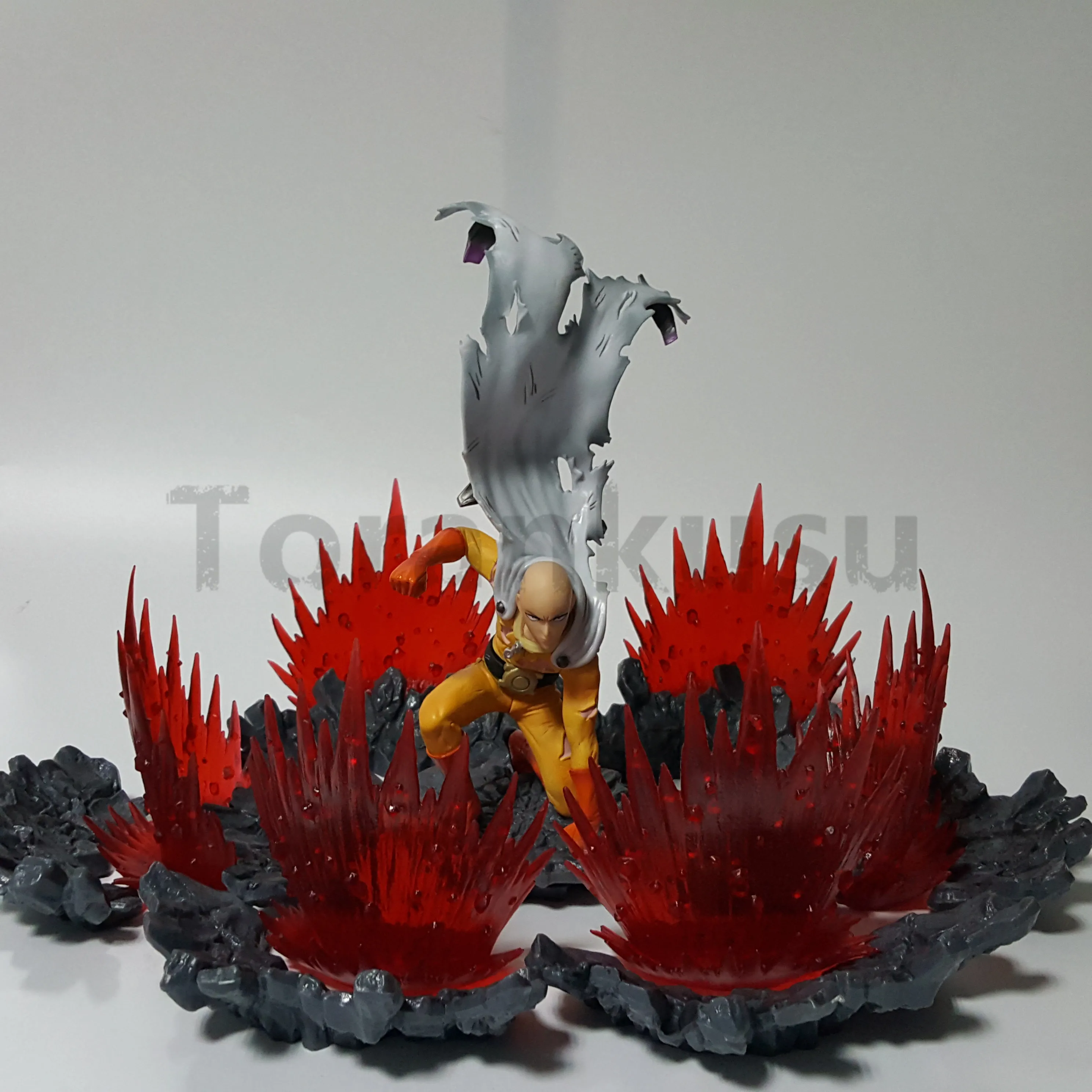 One Punch Man Saitama Sensei Power Up сцена DIY Набор игрушек Аниме ONE PUNCH-MAN экшн-фигурка модель