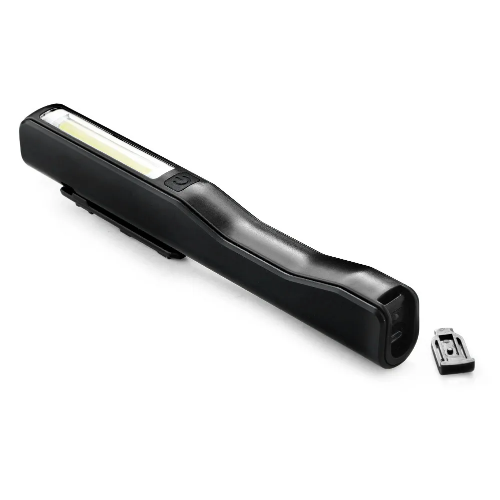 Перезаряжаемый мини COB светодиодный рабочий светильник Магнитный USB ручка зажим ручной фонарь вспышка светильник рабочий инспекционный светильник для кемпинга треккинга ночной