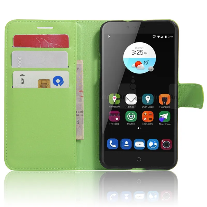For ZTE Blade V7 Phone Case Flip Cover with Stand Function Wallet Style PU Leather for Fundas Coque Capa |