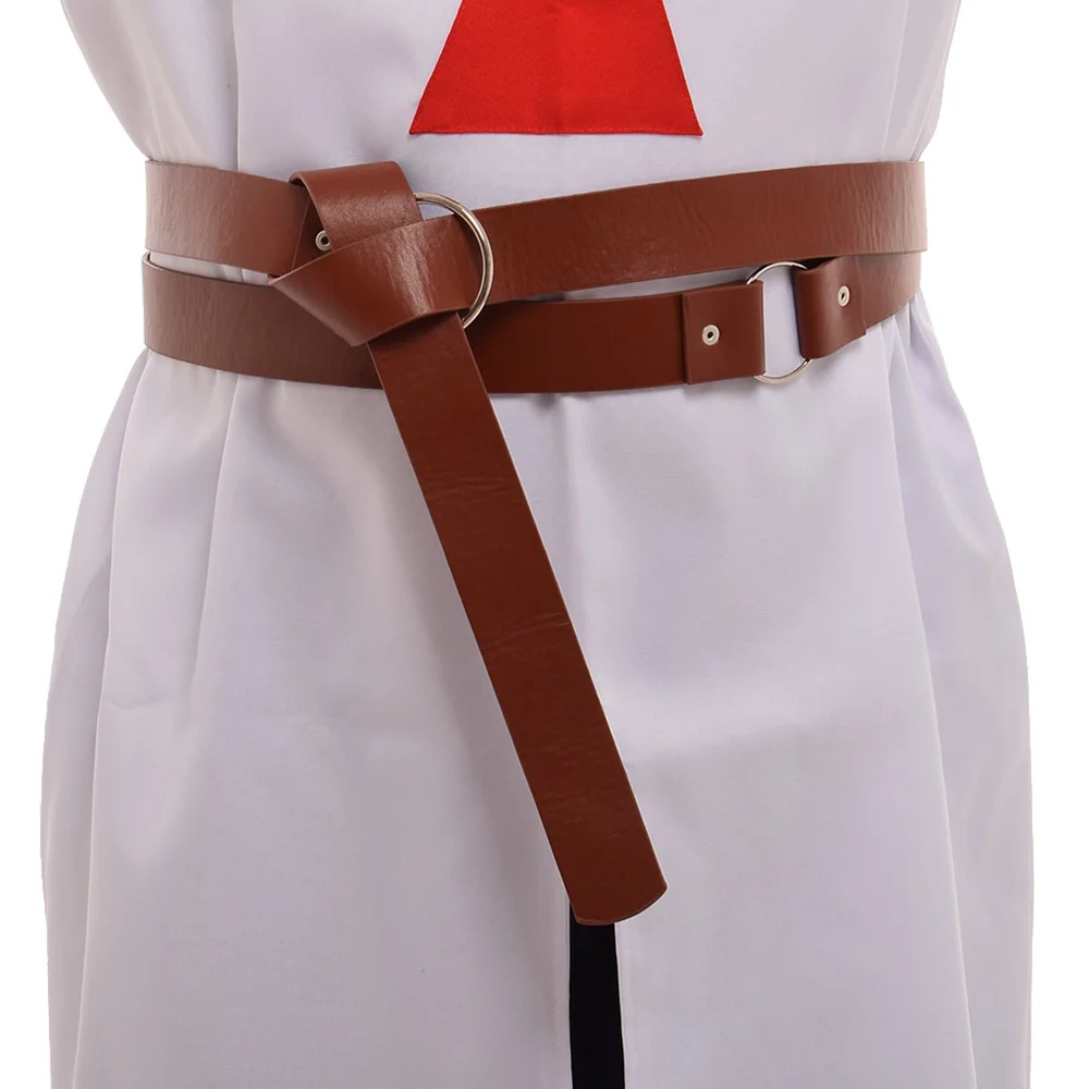 

Medieval Belt Male Waist Belt Vintage Men Cosplay LARP Viking Battle Knight PU Leather Slender Bridle Waist-belt