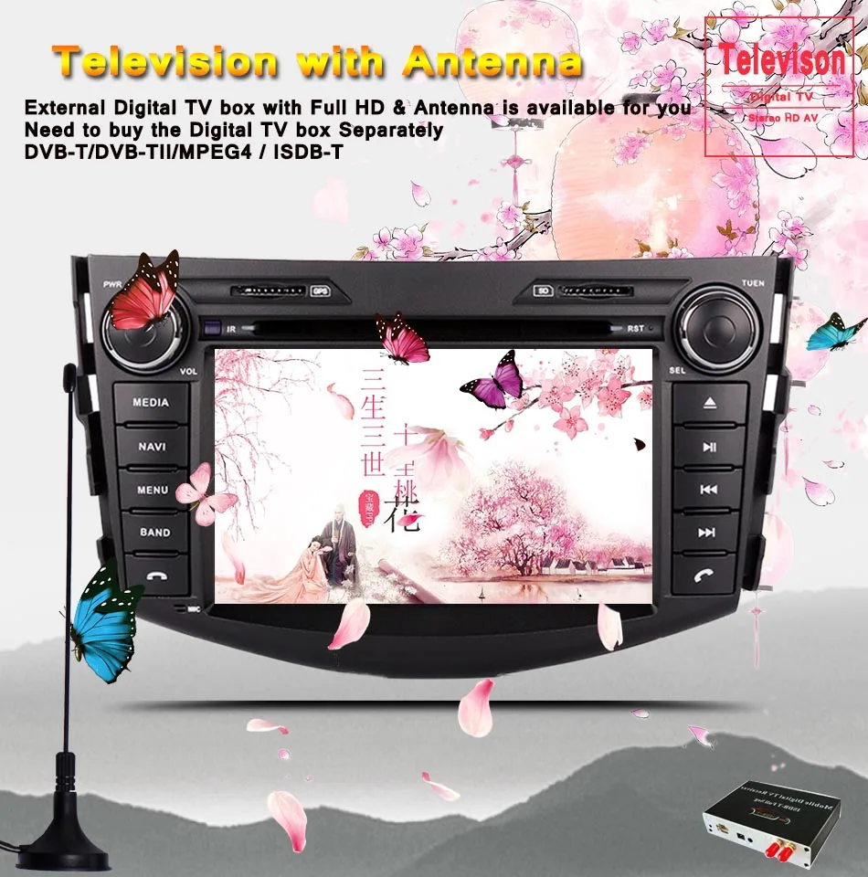 4G ram Android 9,0 автомобильный DVD для Toyota RAV4 RAV 4 2006-2009 2010-2012 32G радио gps мультимедиа плеер головное устройство магнитофон