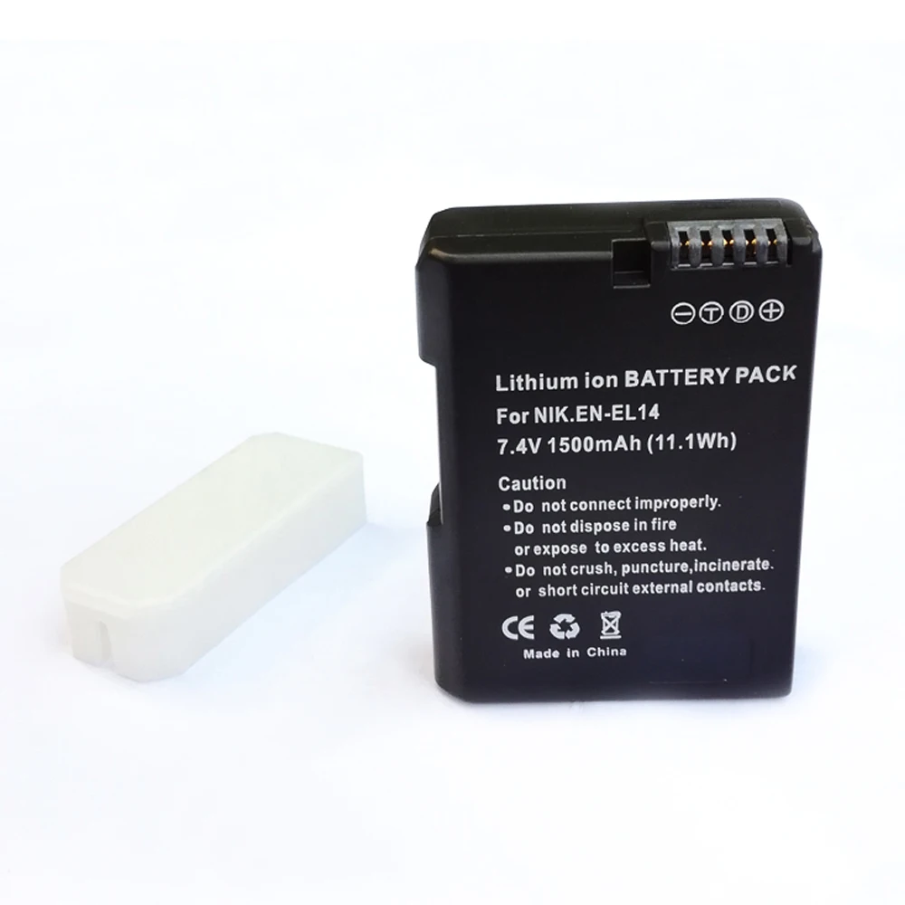 Аккумулятор EN-EL14 EL14A EN-EL14a ENEL14 EN EL14 Аккумулятор для камеры+ USB двойное зарядное устройство для Nikon D3100 D3200 D5300 D5100 D5200