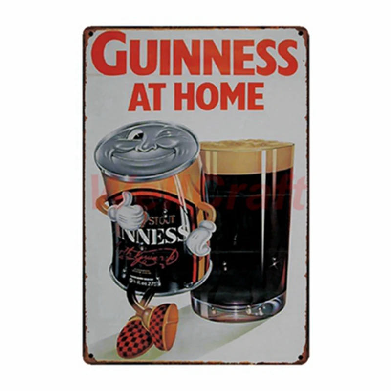 [WellCraft] Guinness металлический плакат настенная доска пивная роспись античный оловянный Знак подарок винтажное ремесло туристический сувенир FG-209 - Цвет: WA 2045