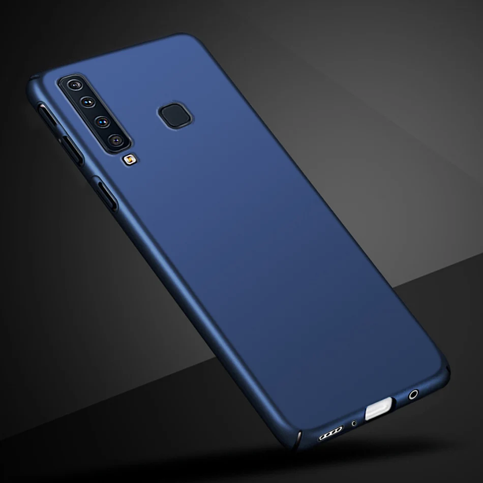 Для Samsung A9 2018 чехол A10 A20 A30 A40 A50 A70 жесткий матовый на заднюю панель телефона для Galaxy