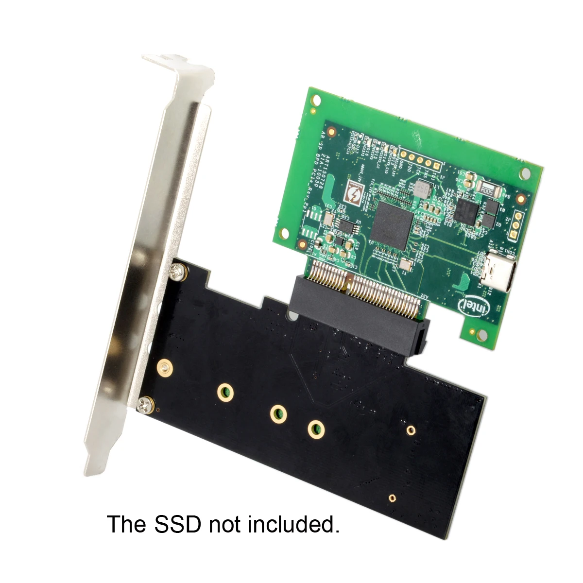 Кабель для преобразования карт Jimier Type C Thunderbot 3 в PCI Express E SSD Nvme NGFF M key 50 см