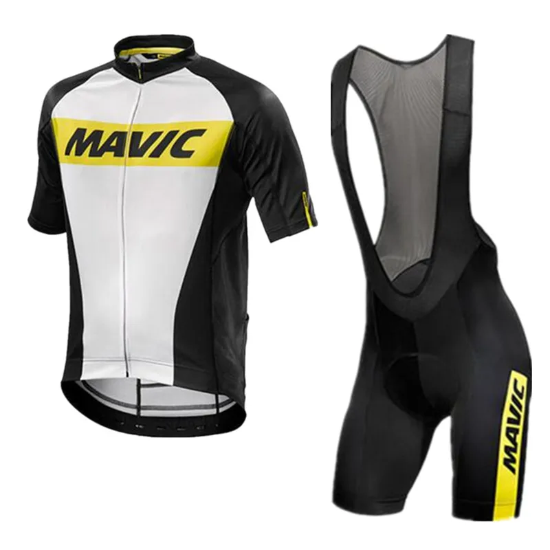Быстросохнущая велосипедная майка MAVIC Pro с коротким рукавом Джерси Майо для велоспорта Ropa Ciclismo Велоспорт нагрудник шорты комплект K122003 - Цвет: 03