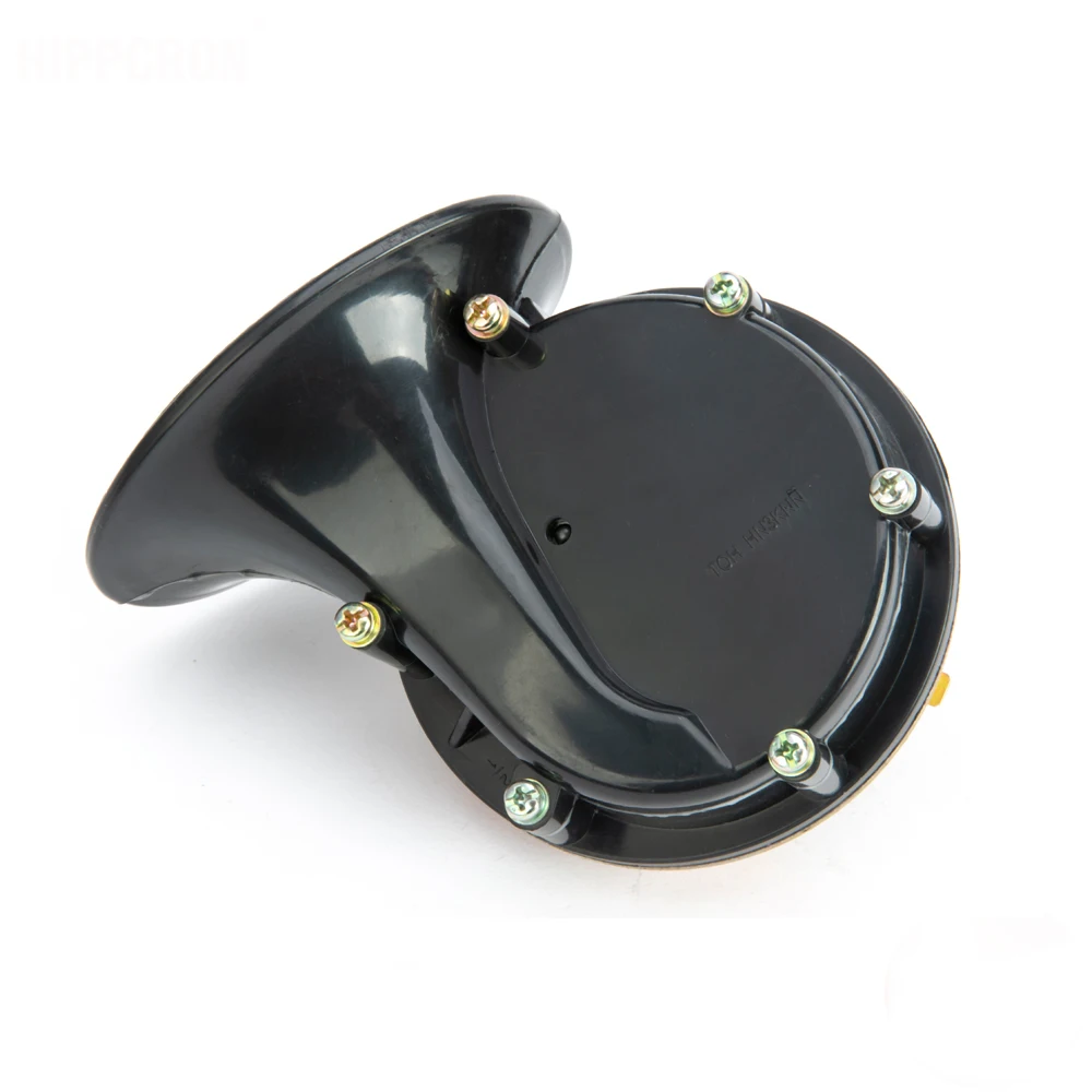 12 V двойной клаксон &quotулитка&quot Twin громкий 115dB два комплект из улиток Тон черный