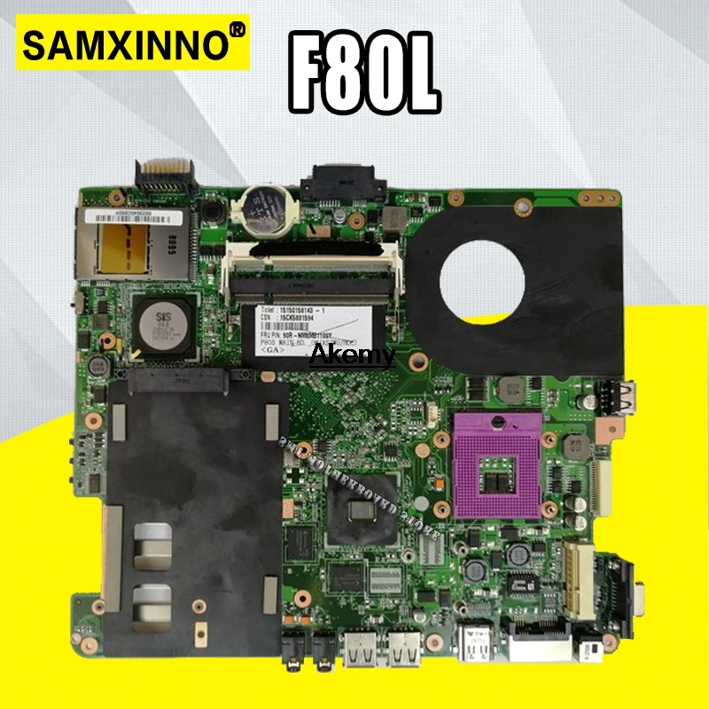 Материнская плата F80L для ноутбука Asus X82L F80L материнская плата 960GM