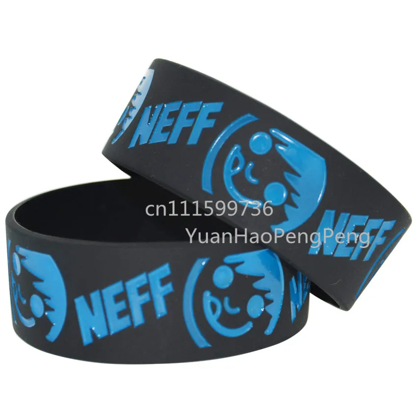 25 шт./лот Neff Smile Face силиконовый браслет | Украшения и аксессуары