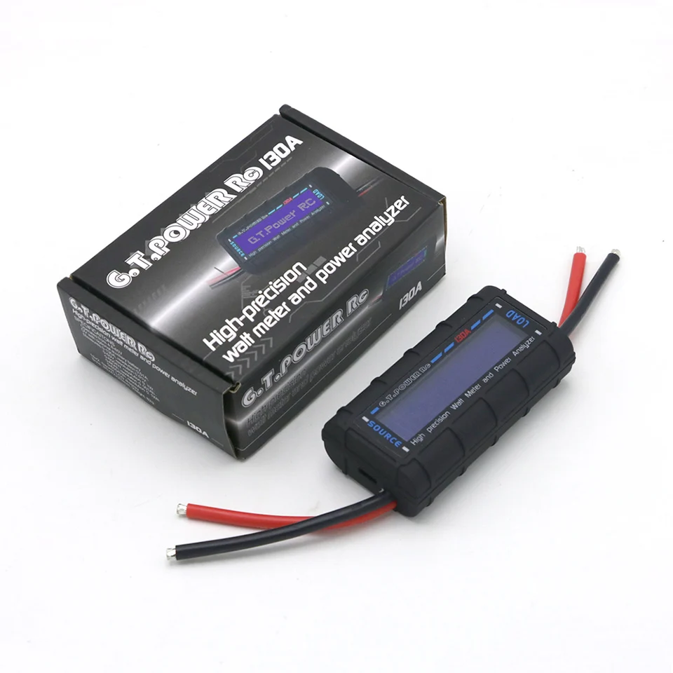G.T. power RC 130A Высокоточный ватт метр и токовый анализатор мощности DC 4 8 60 В батарея