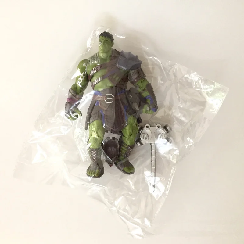 Модель Куклы Thor 3 Ragnarok Hulk из ПВХ 20 см в коробке фигурка японского аниме экшн