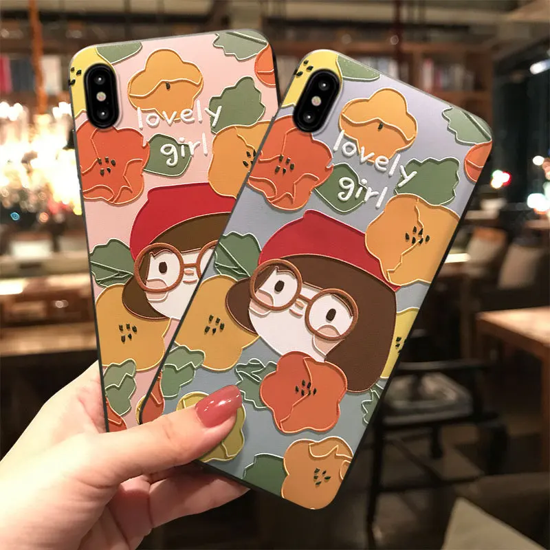 Чехлы для телефонов iPhone 6 6S 7 8 Plus силиконовый чехол милый мультяшный мягкий