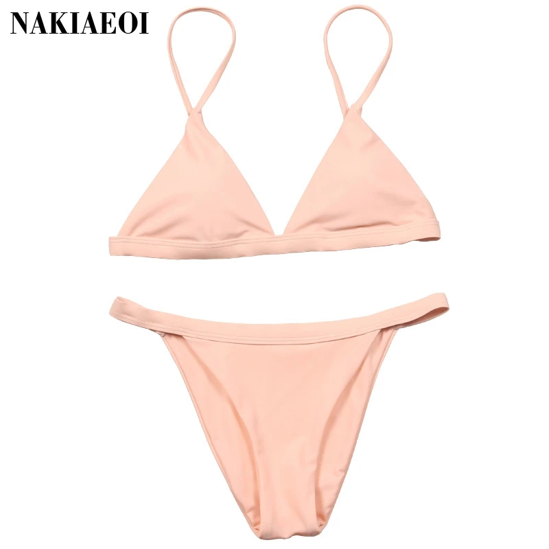 Бикини NAKIAEOI женское в бразильском стиле пикантный бандажный купальник