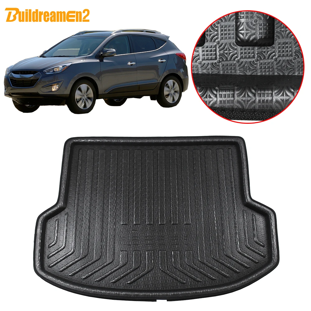 Buildreamen2 для Hyundai Tucson (LM) IX35 коврик багажника автомобиля напольный лоток подкладка