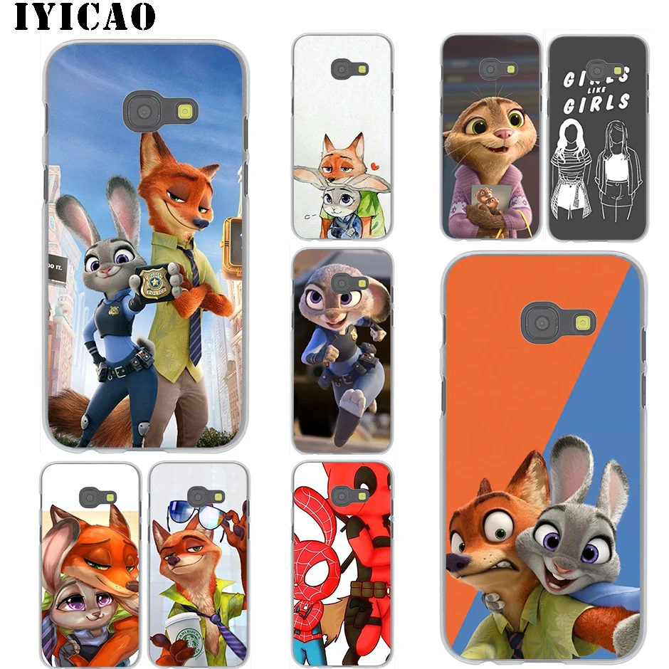 IYICAO Новый прекрасный сумасшедший Кролик зверополис футляр для samsung Galaxy J6 J5 J1 J2 J3 J7