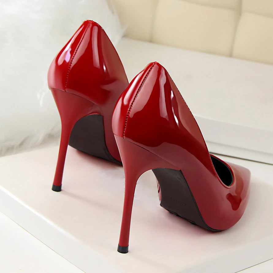 Для женщин стилеты на высоком каблуке шпильке 2019 Блестящий Позолоченные каблуки